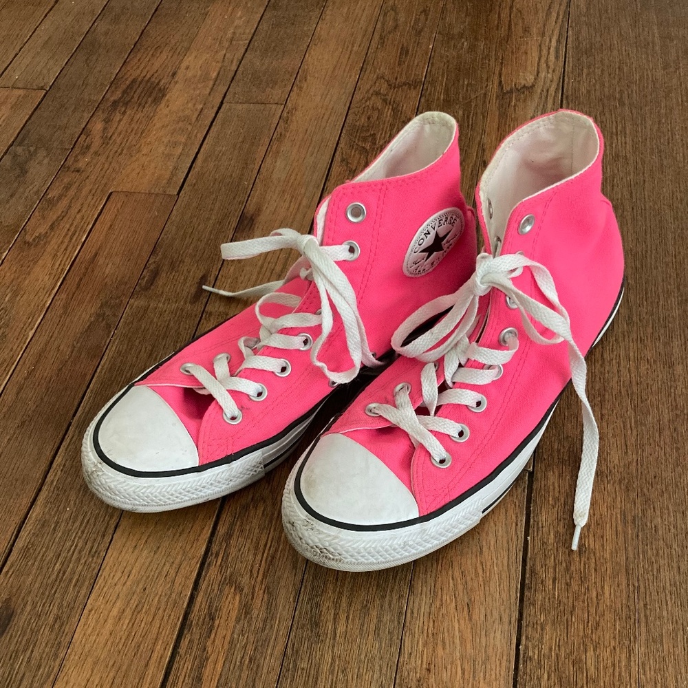 Converse All Star High Tops women's 9.5 pink
